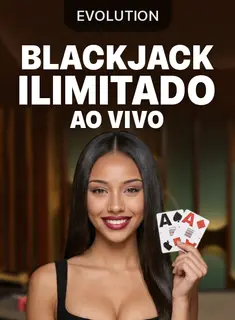 Blackjack Ilimitado Ao Vivo, Evolution