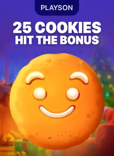 25 Cookies: Hit the Bonus, slot da Playson na 1win