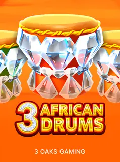 3 African Drums, slot da 3 Oaks Gaming na 1win