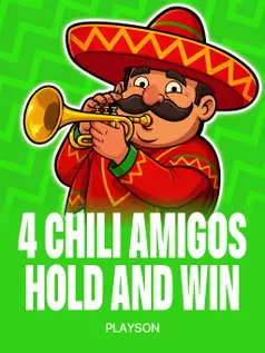 4 Chili Amigos: Hold and Win, slot da Playson na 1win