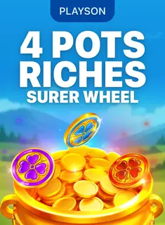 4 Pots Riches: Super Wheel, slot da Playson na 1win