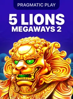 5 Lions Megaways 2, slot da Pragmatic Play na 1win