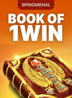 Book Of 1win, slot da Spinomenal na 1win