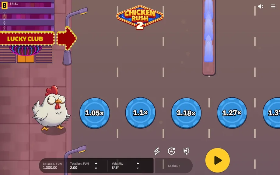 Captura do jogo Chicken Rush 2