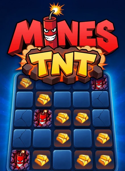 Capa de Mines TNT, jogo crash disponível na 1win Brasil
