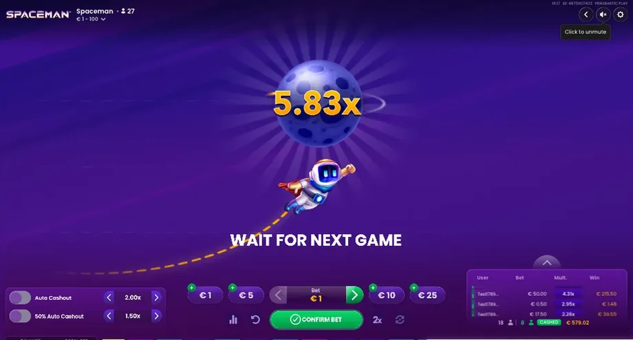 Captura do jogo Spaceman