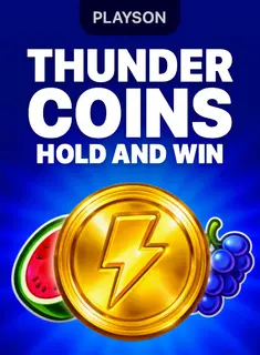 Thunder Coins: Hold and Win, slot da Playson na 1win