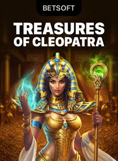 Treasures Of Cleopatra, slot da Betsoft na 1win
