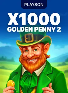 x1000 Golden Penny 2, slot da Playson na 1win