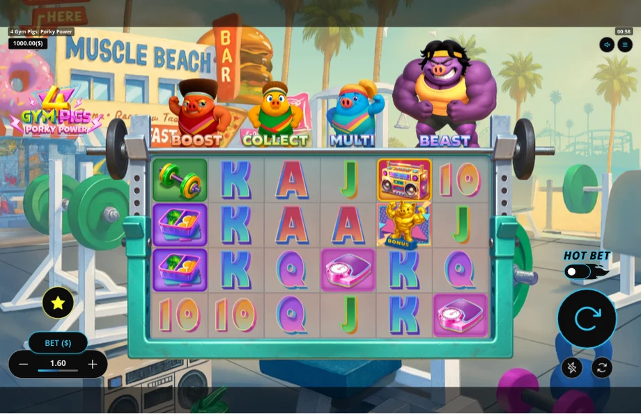 Captura do jogo 4 Gym Pigs - Porky Power