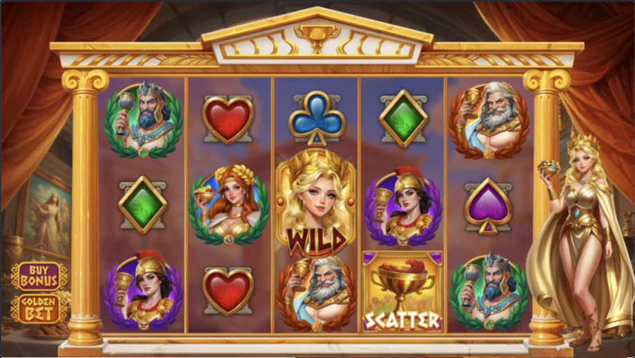 Captura do jogo Aphrodite Goes Wild RushingWilds