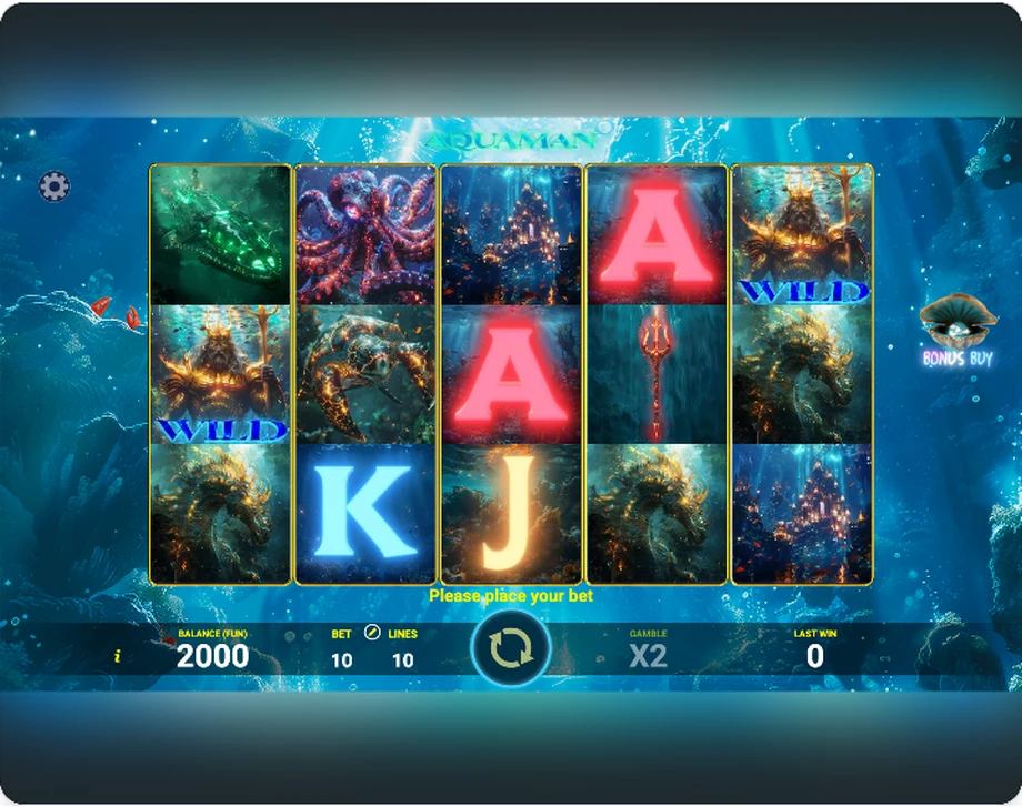 Captura do jogo AQUAMAN