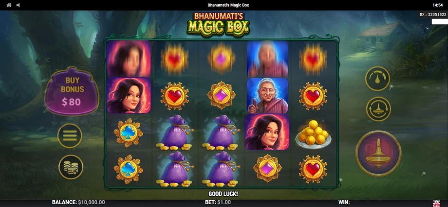 Captura do jogo Bhanumati's Magic Box