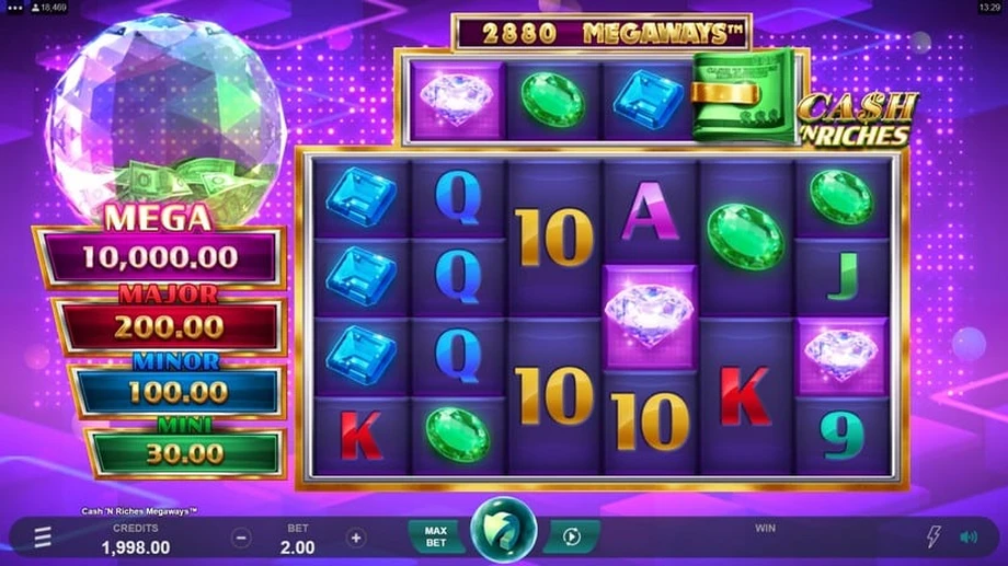 Captura do jogo Cash 'N Riches Megaways™