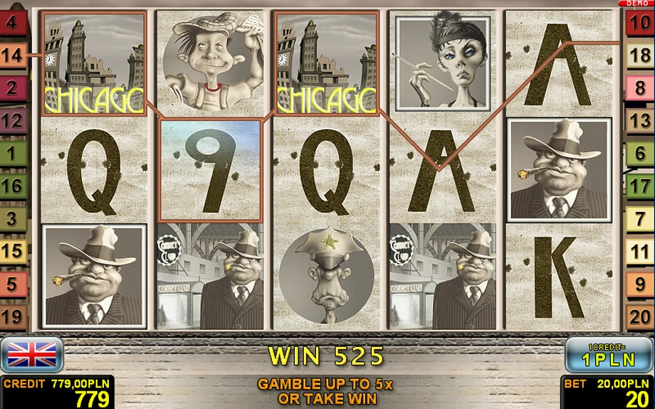 Captura do jogo Chicago