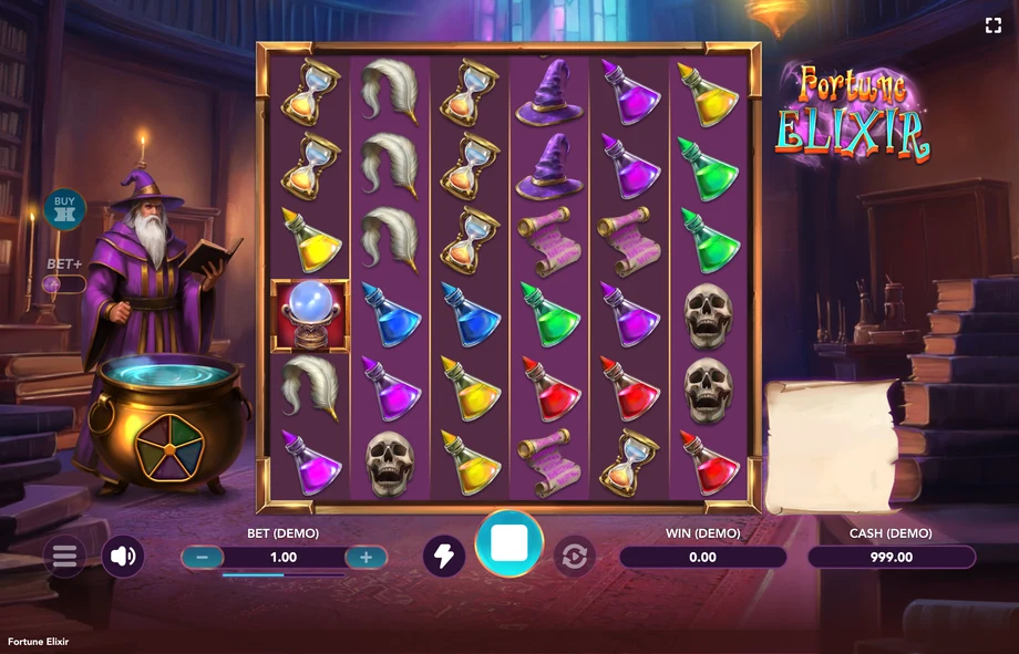 Captura do jogo Fortune Elixir
