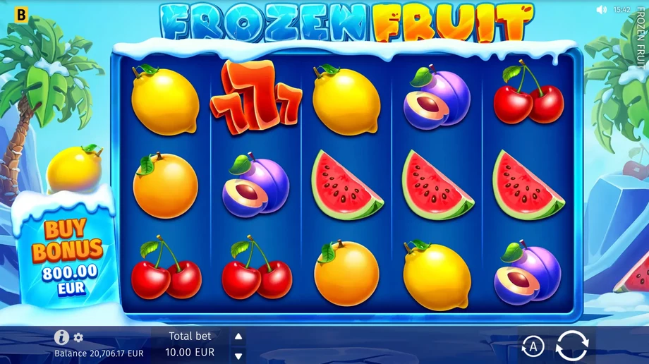 Captura do jogo Frozen Fruit