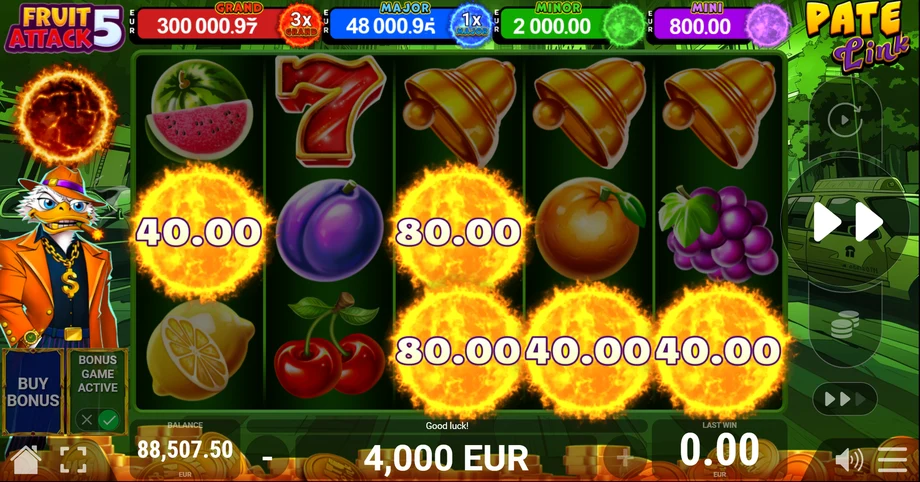 Captura do jogo Fruit Attack 5 Pate Link