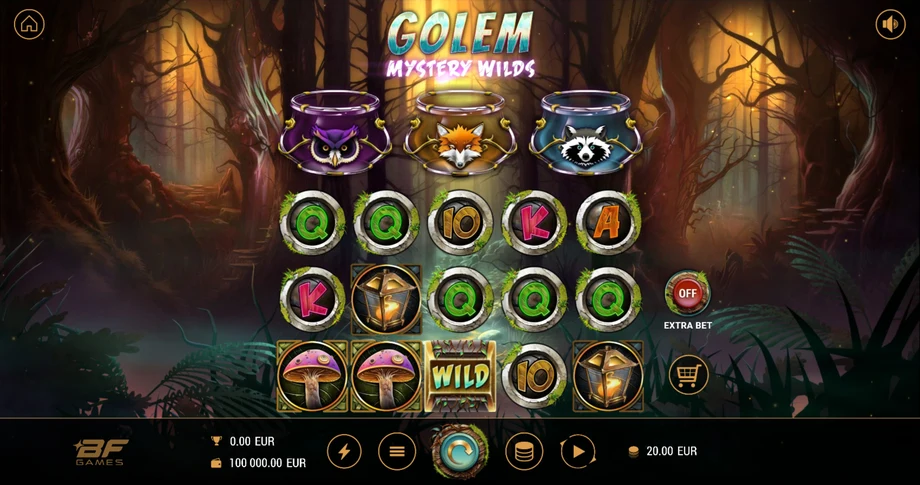 Captura do jogo Golem Mystery Wilds