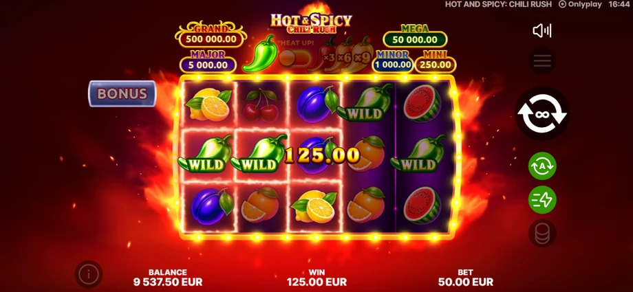 Captura do jogo Hot & Spicy: Chili Rush