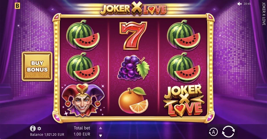 Captura do jogo Joker X Love