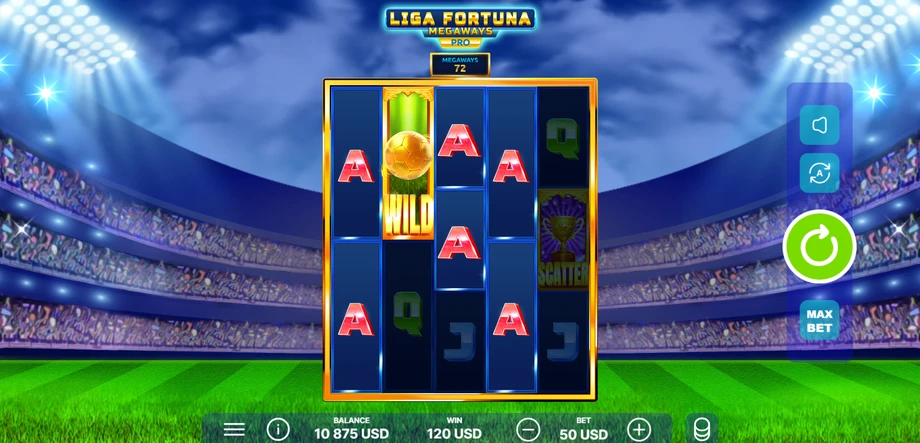 Captura do jogo Liga Fortuna Megaways PRO