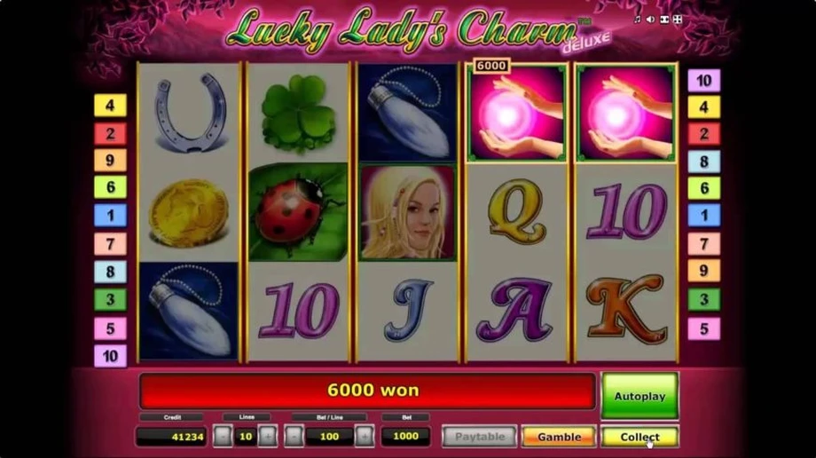 Captura do jogo Lucky Lady's Charm Deluxe