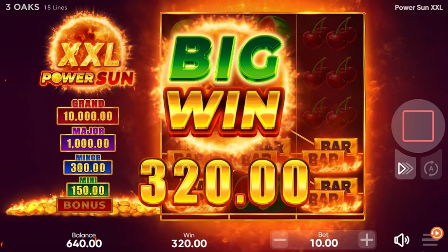 Captura do jogo Power Sun XXL