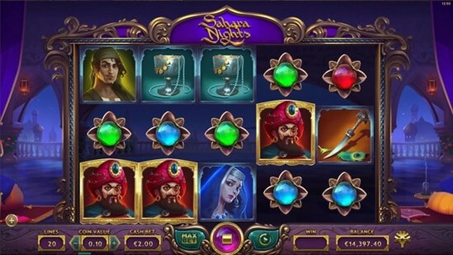 Captura do jogo Sahara Nights