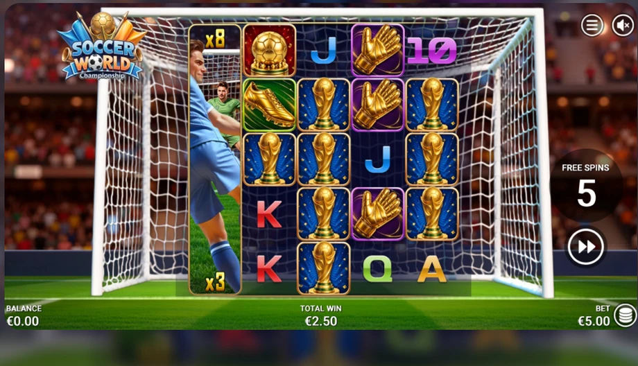 Captura do jogo Soccer World Championship