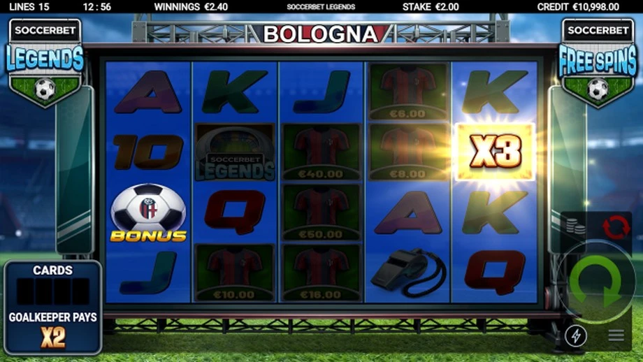 Captura do jogo Soccerbet Legends