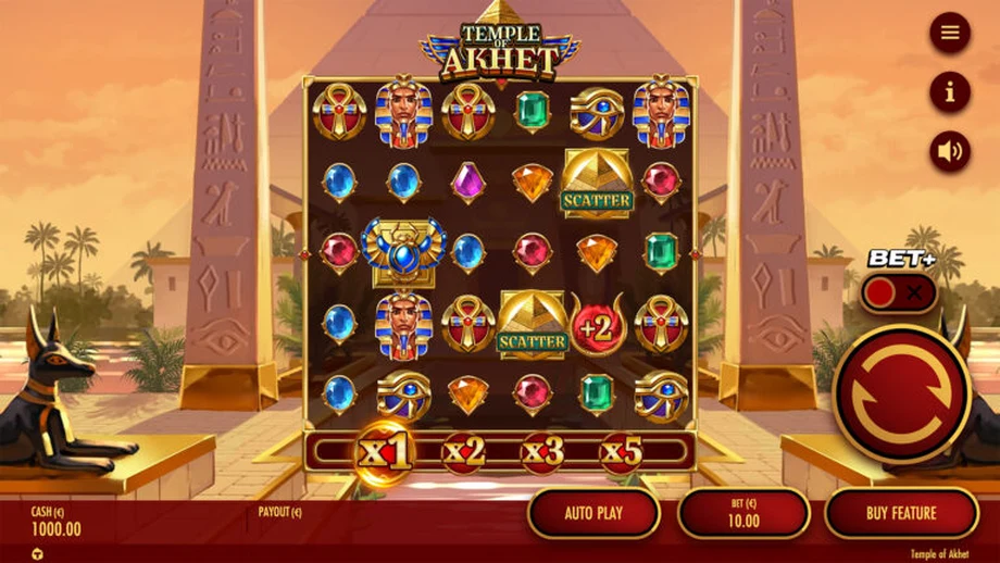 Captura do jogo Temple of Akhet