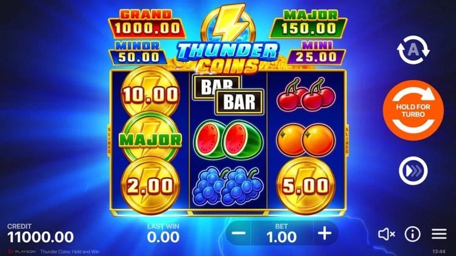 Captura do jogo Thunder Coins: Hold and Win
