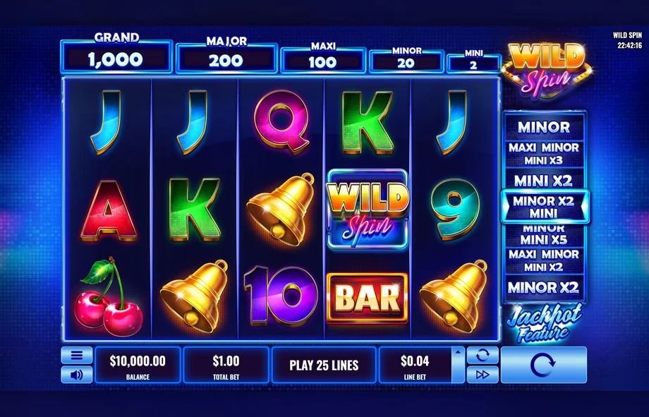 Captura do jogo Wild Spin